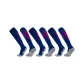 Long Shaft Soccer Socks Colorful Blue 3 Pack