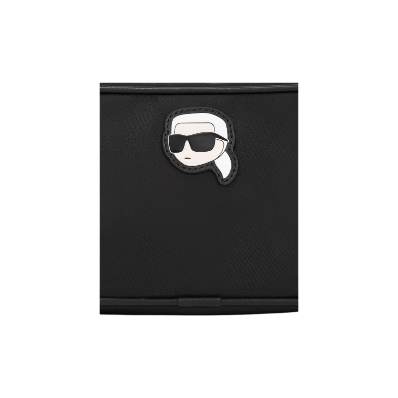 KARL LAGERFELD Leather Crossbody Bag, Shoulder Bag Women's Black-2