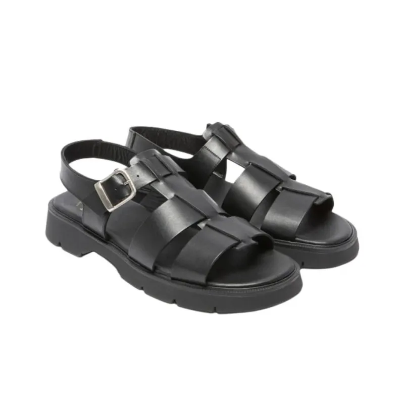KLEMAN CLEON MANUFACTURE BALLAST VGT Roman Sandals 3cm Women's Black-2