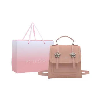 FCTOSSR PU Backpack Women's White/Silver/Black/Blue/Pink
