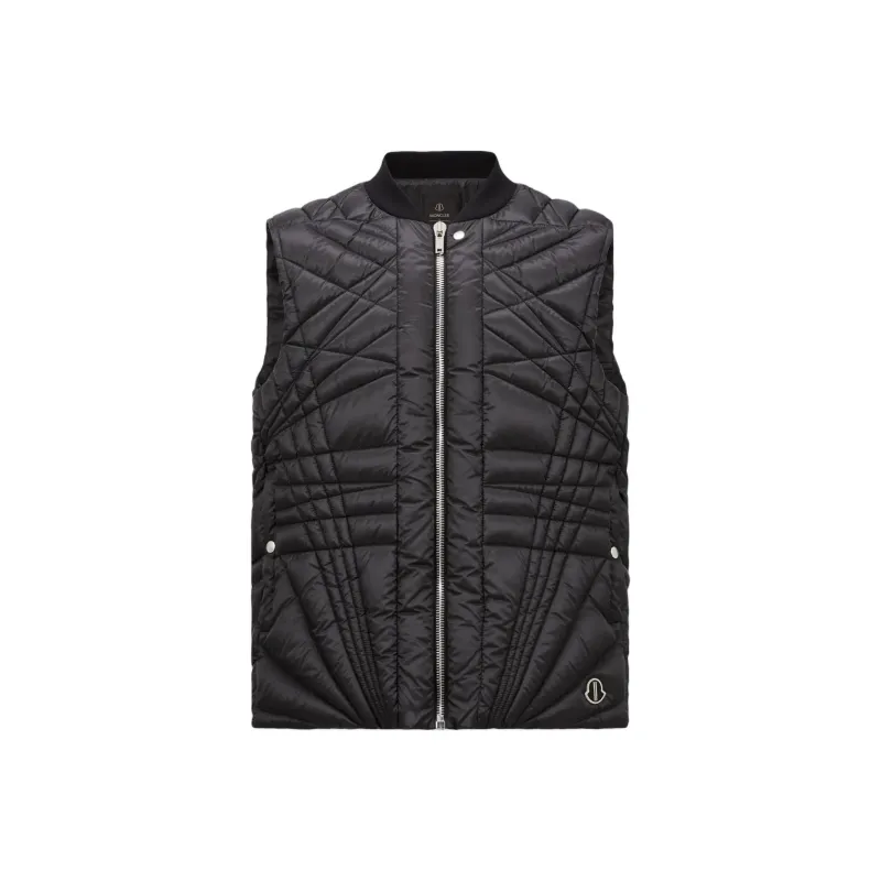 Moncler X Rick Owens Woven Megapenta Flight Vest-0