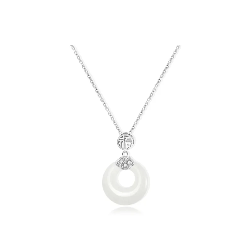 MISS TOOYA Chalcedony Jade Necklaces Women's-0
