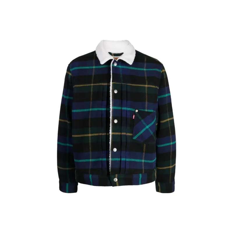 Levis Jackets Men Dark Green-0