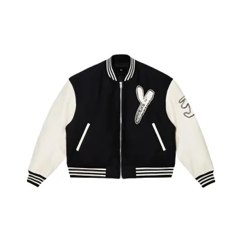 Y 3 Logo Patch Zip Up Jacket