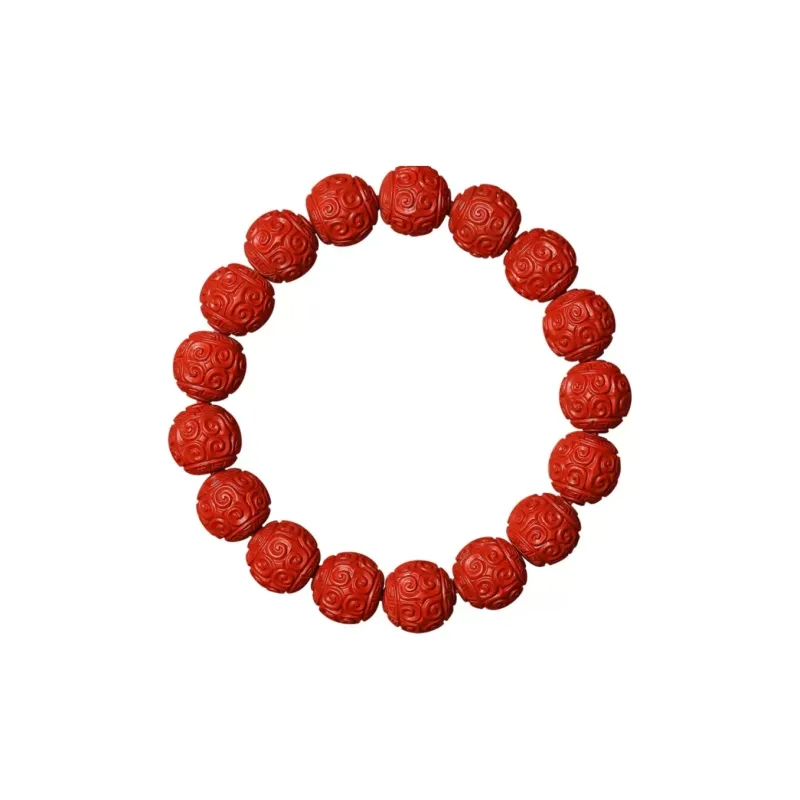 Xifeng Building Reconstructed Cinnabar Bracelets Unisex-0