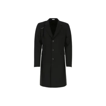 Alexander McQueen Single Breasted Tailored Coat
