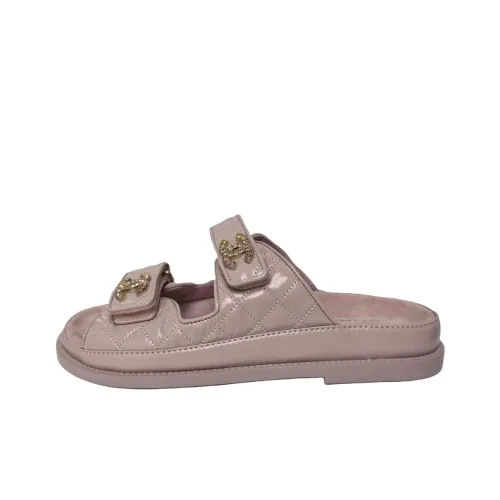 CHANEL Slide Slippers Women's Cherry Blossom Pink