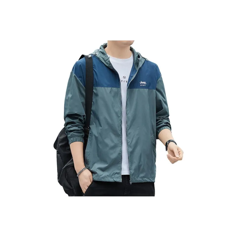 JEEP SPIRIT SS24 Breathable UV Protection Sun Protection Clothing Men's-5