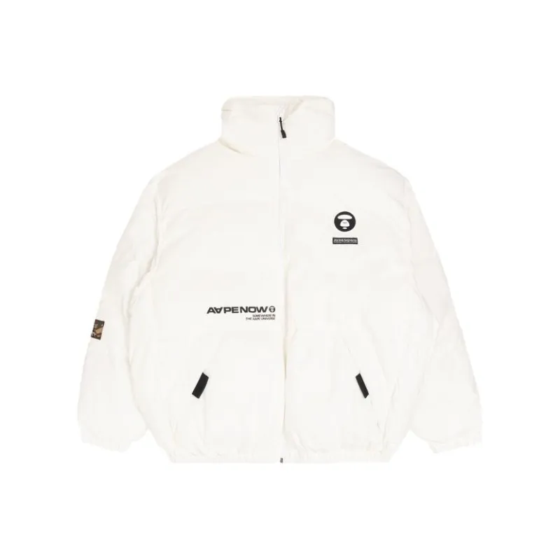 Aape Logo patch Padded Jacket-5