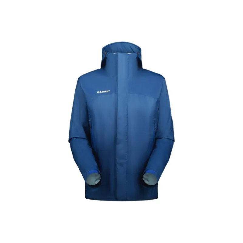 MAMMUT Microlayer 2.0 HS Outdoor Hiking Waterproof, Windproof, Breathable, And Rainproof Windbreaker Jacket Men's-6