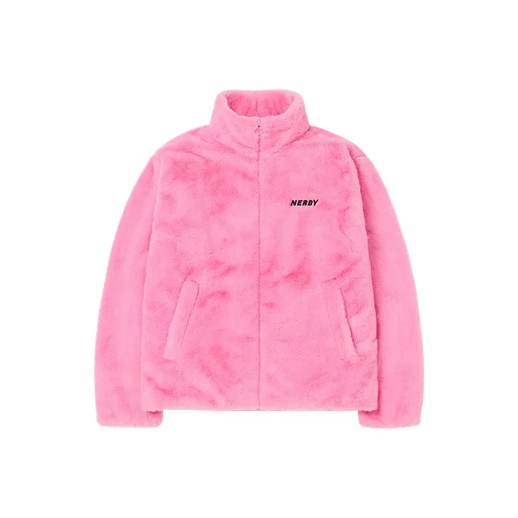 Nerdy Velvet Jackets Unisex Pink-0