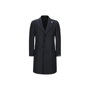 LARDINI Coats Men Navy Blue
