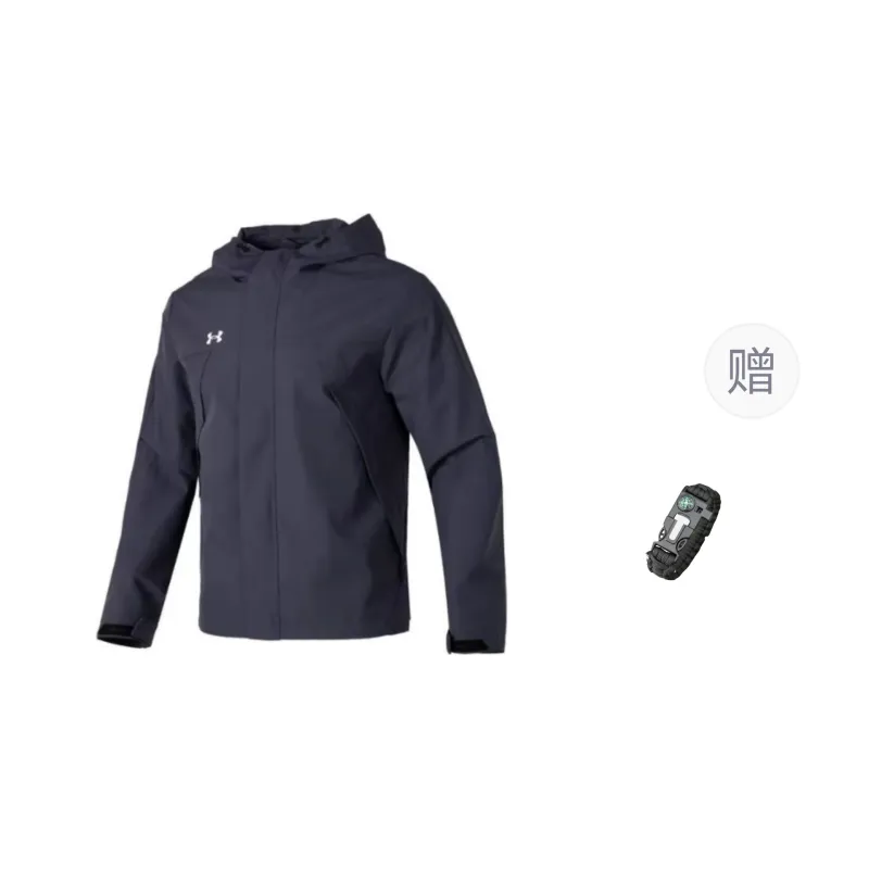 Under Armour Jackets Coats Men's Gray Includes Survival Wristbands-0