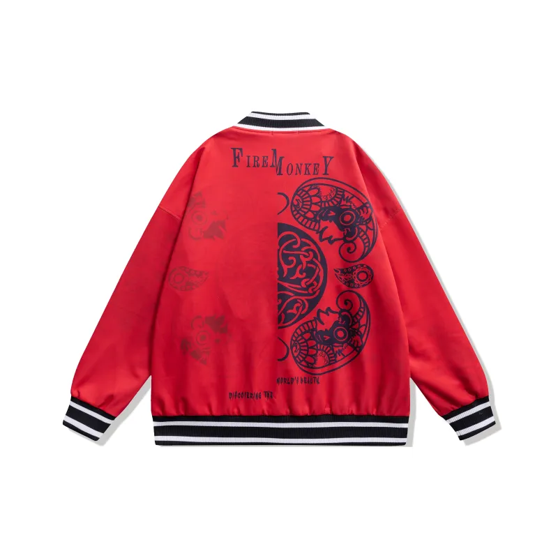 FireMonkey Baseball Jacket Unisex-6