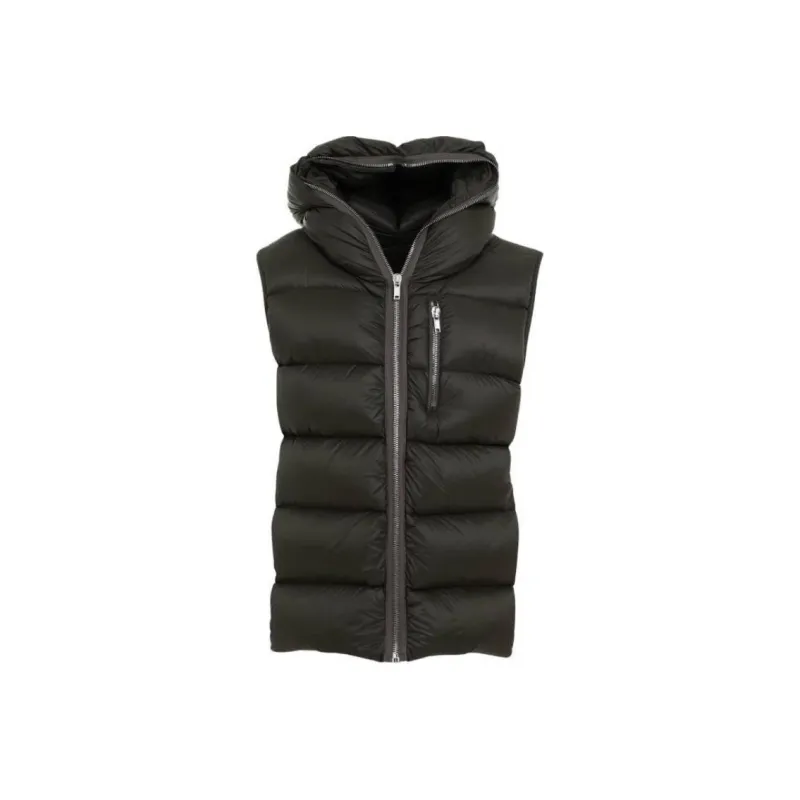 RICK OWENS Sealed Hooded Down Gilet-0