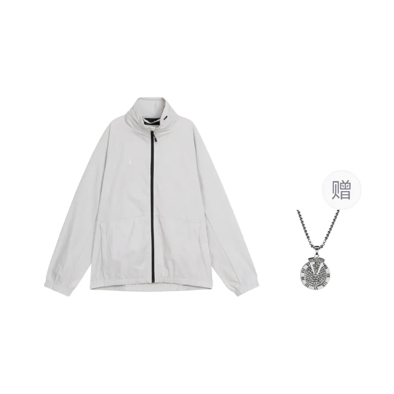 THE NORTH FACE Jacket Unisex Gray, Comes With Necklace-0