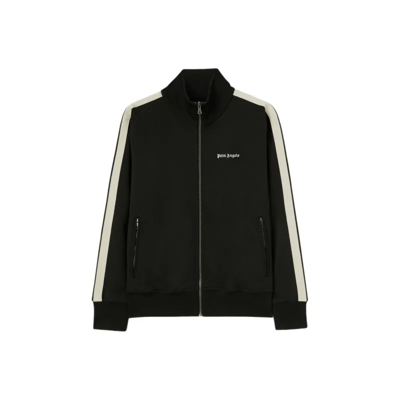 PALM ANGELS Logo Embroidered Track Jacket-0
