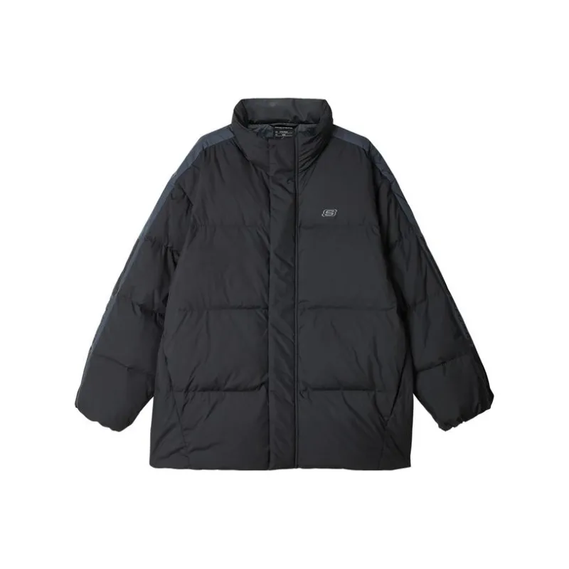Skechers Sports Life Collection Down Jackets Men Carbon Black/0018-0