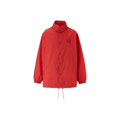 Onitsuka Tiger Coach Jacket Unisex Red