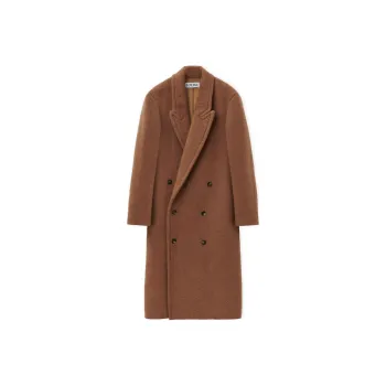 LOEWE SS24 Coat Men's Light Umber