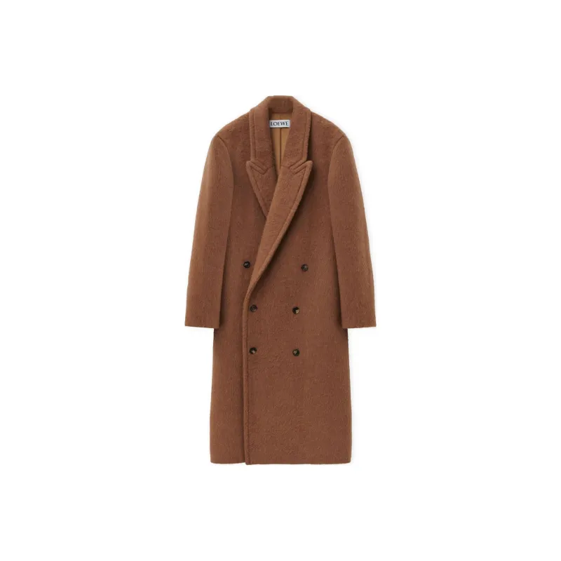 LOEWE SS24 Coat Men's Light Umber-0