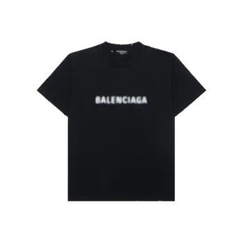 Balenciaga SS23 T Shirt Regular Fit Unisex Black