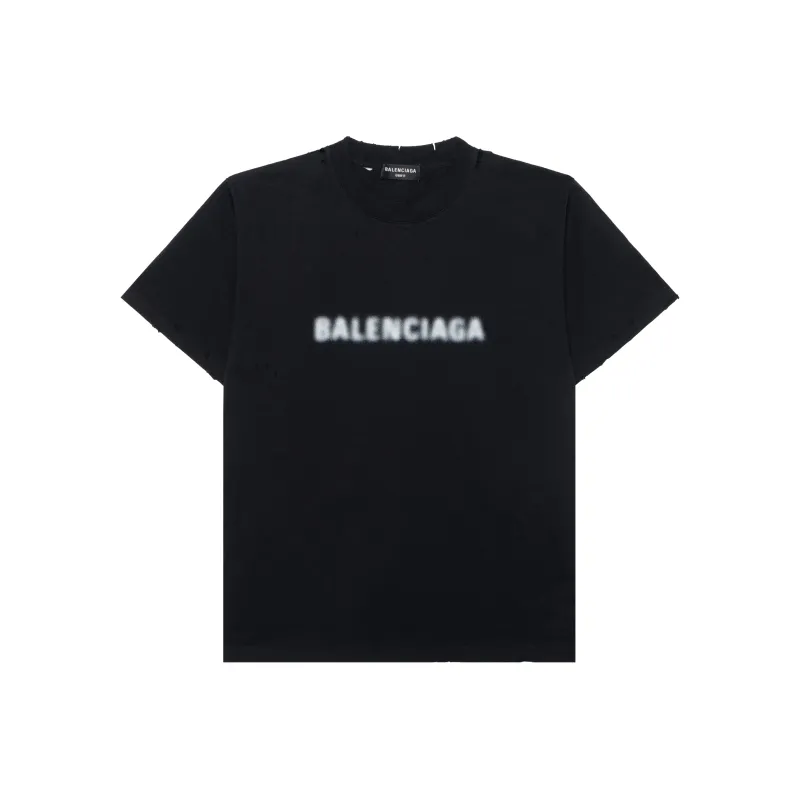 Balenciaga SS23 T Shirt Regular Fit Unisex Black-0