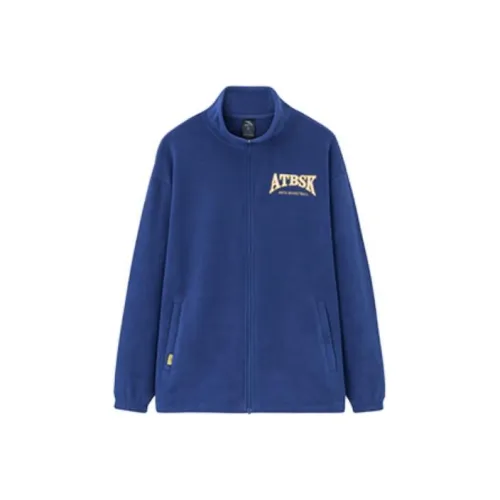 Anta Velvet feel Coat Men's Navy Blue