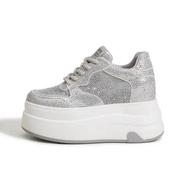 Milan Love Song Anti Slip And Wear Resistant Height Increasing Low Top Casual Shoes Women's-0
