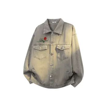 Ice flying Denim Jackets Unisex