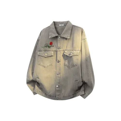 Jacky belted denim jacket