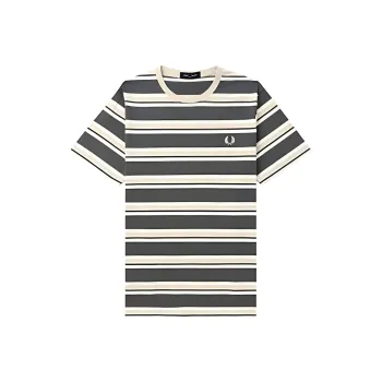 FRED PERRY Striped Cotton T shirt