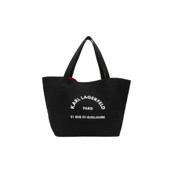 KARL LAGERFELD / Karl Lagerfeld Jeans Rue St Guillaume Canvas Tote Bag