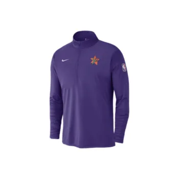 Nike Phoenix Suns City Edition Men's Nike Dri FIT Nba 1/2 Zip Long Sleeve Top