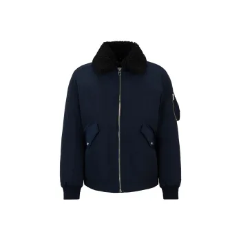 HUGO BOSS Jackets Men Navy Blue
