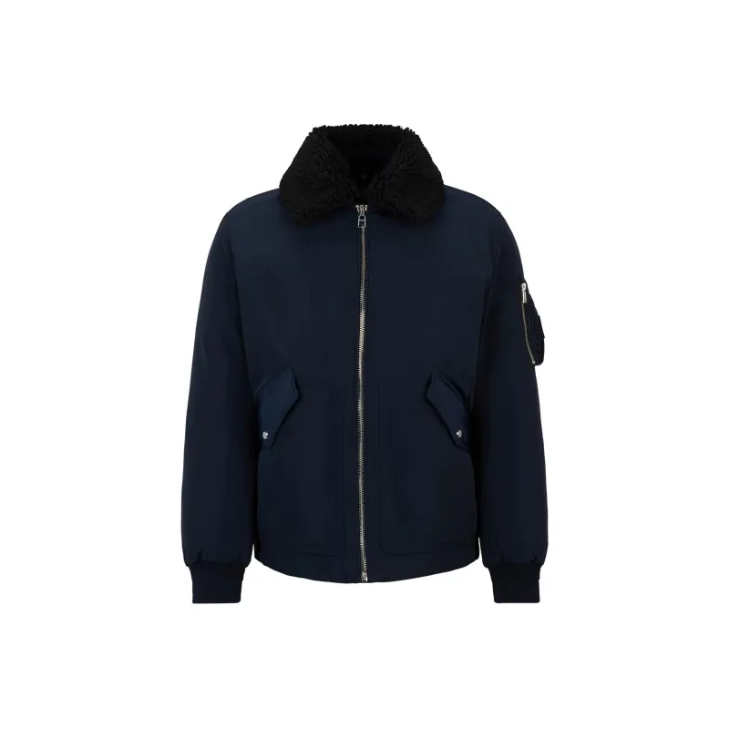 HUGO BOSS Jackets Men Navy Blue-0