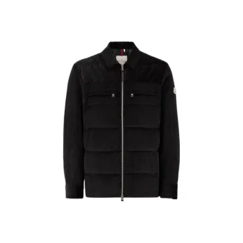Moncler Corduroy Padded Bomber Jacket