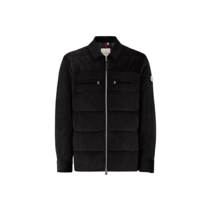 Moncler Corduroy Padded Bomber Jacket-0