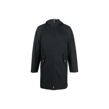 THOM BROWNE Zipped Hooded Parka