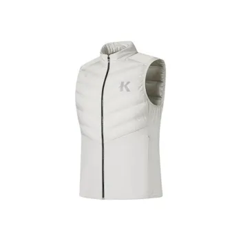 QIAODAN x QIANGFENGCHUIFU LIANMINGKUAN Vest Men's Smoke White