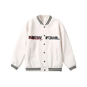 F3ML Baseball Jerseys Unisex White