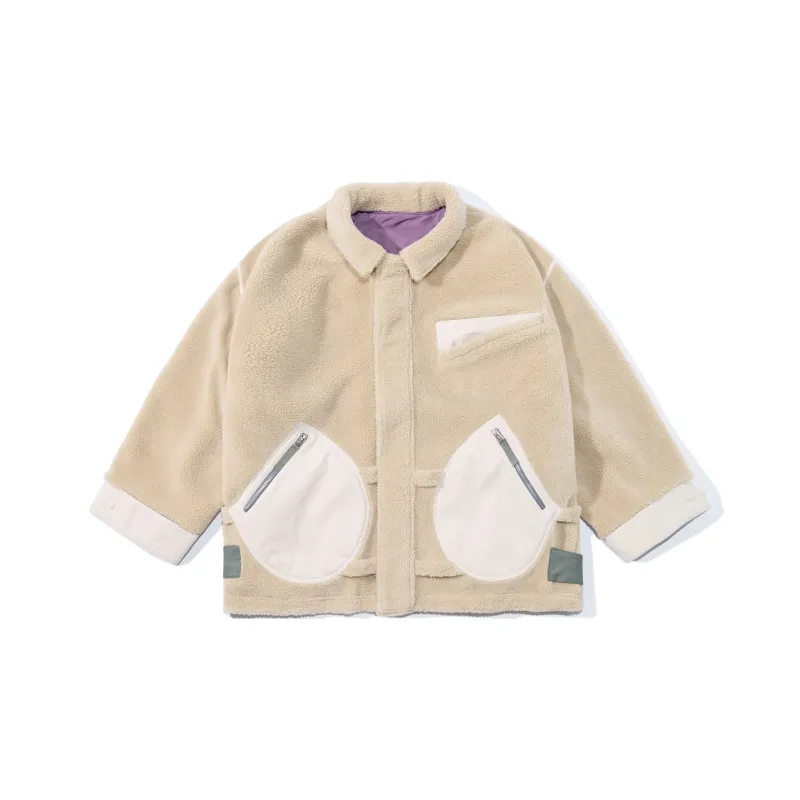 UNVESNO Loose Fit Thickened Jacket Unisex-4