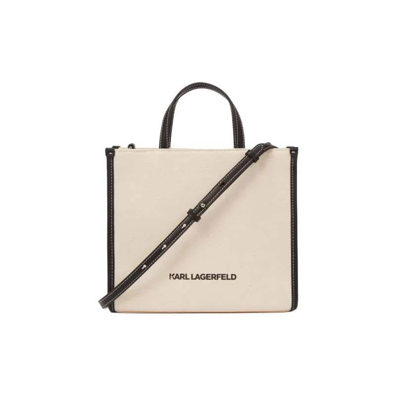 KARL LAGERFELD / Karl Lagerfeld Jeans X Jorge Parra Canvas Tote Bag-1