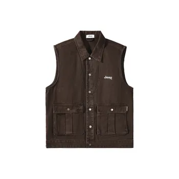 Jeep Denim Jackets Unisex Khaki