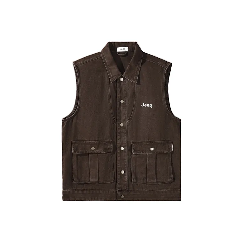 Jeep Denim Jackets Unisex Khaki-0