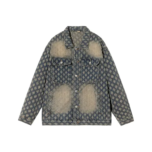 H2P Denim Jacket Unisex Yellow Mud