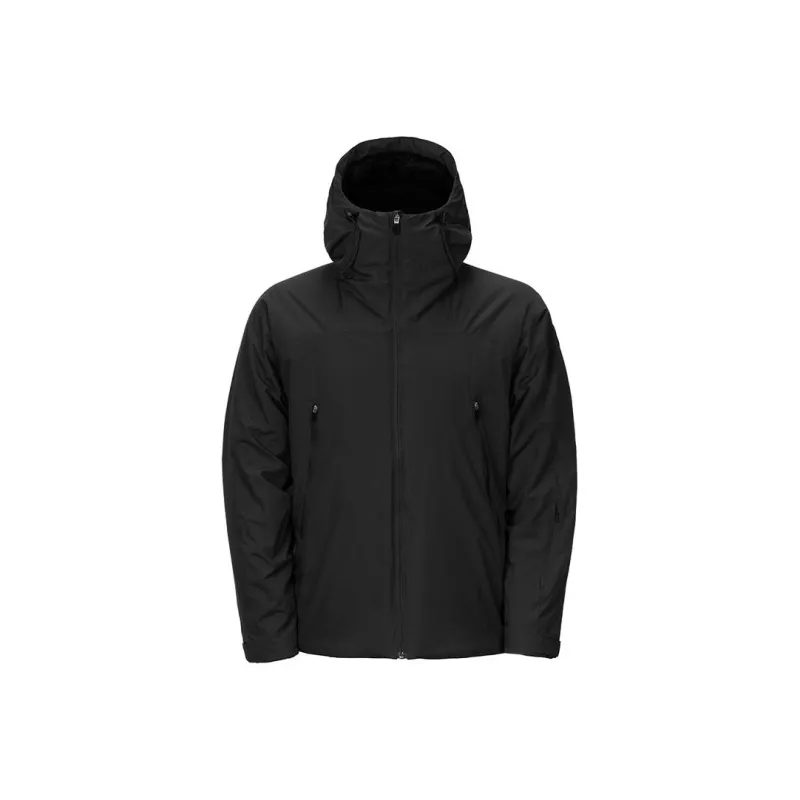 Black Ice Puffer Jackets Men-0