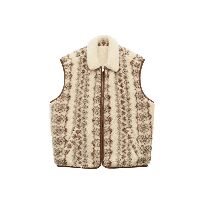 ISABEL MARANT Patterned Zip Up Vest-0