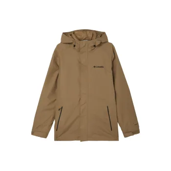 Columbia 24 Fall Waterproof And Windproof To Keep Warm Windbreaker Jacket Men's Brown