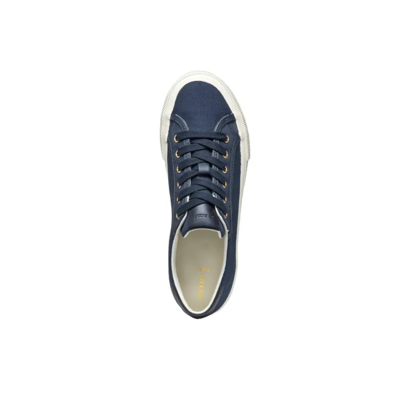 GEOX Emmeleny Abrasion Resistant Low Top Skateboard Shoes Women's Blue-5
